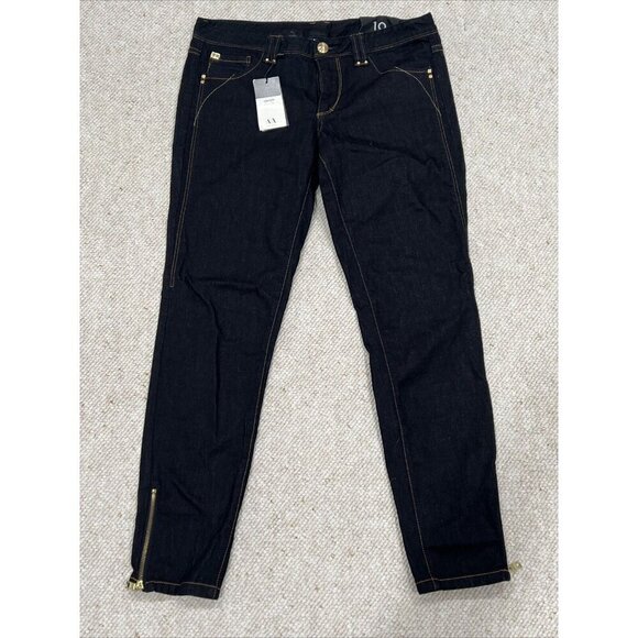Armani Exchange Jeans Size 10 J11 Skinny Leg Low Rise NEW NWT - Picture 1 of 10